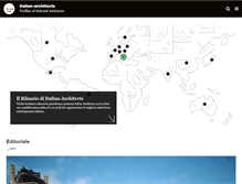 Tablet Screenshot of italian-architects.com